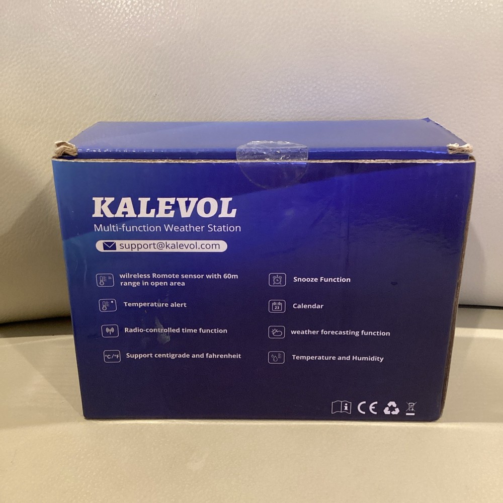KALEVOL Multi-Function Weather Station With Wireless Remote Sensor