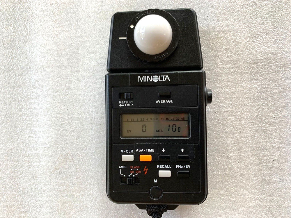 Minolta Auto Meter IIIF 3F Digital Light Meter-Tested/working