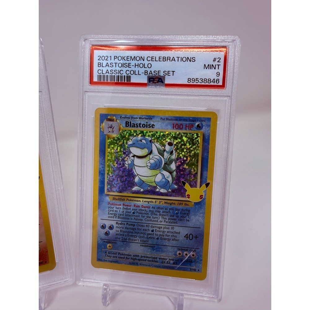 PSA 9 Mint Pokemon Celebrations Charizard Blastoise Venusaur Big 3 Set Bundle