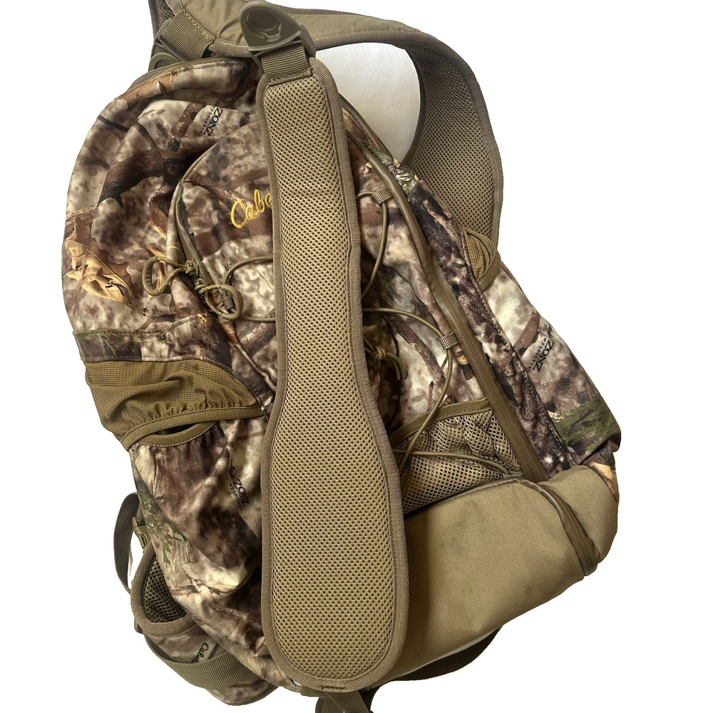 Cabela’s Slayer Series Hunting Realtree Day Pack Backpack Mesh/ frame Hydration