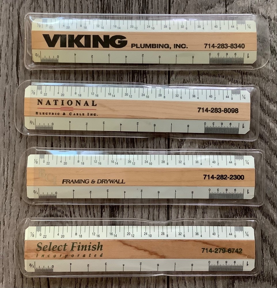 6" Architectural Double Bevel Ruler