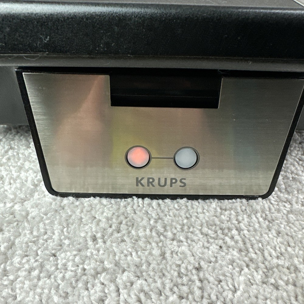 KRUPS FDK2 Belgian Double Waffle Maker - Tested Working