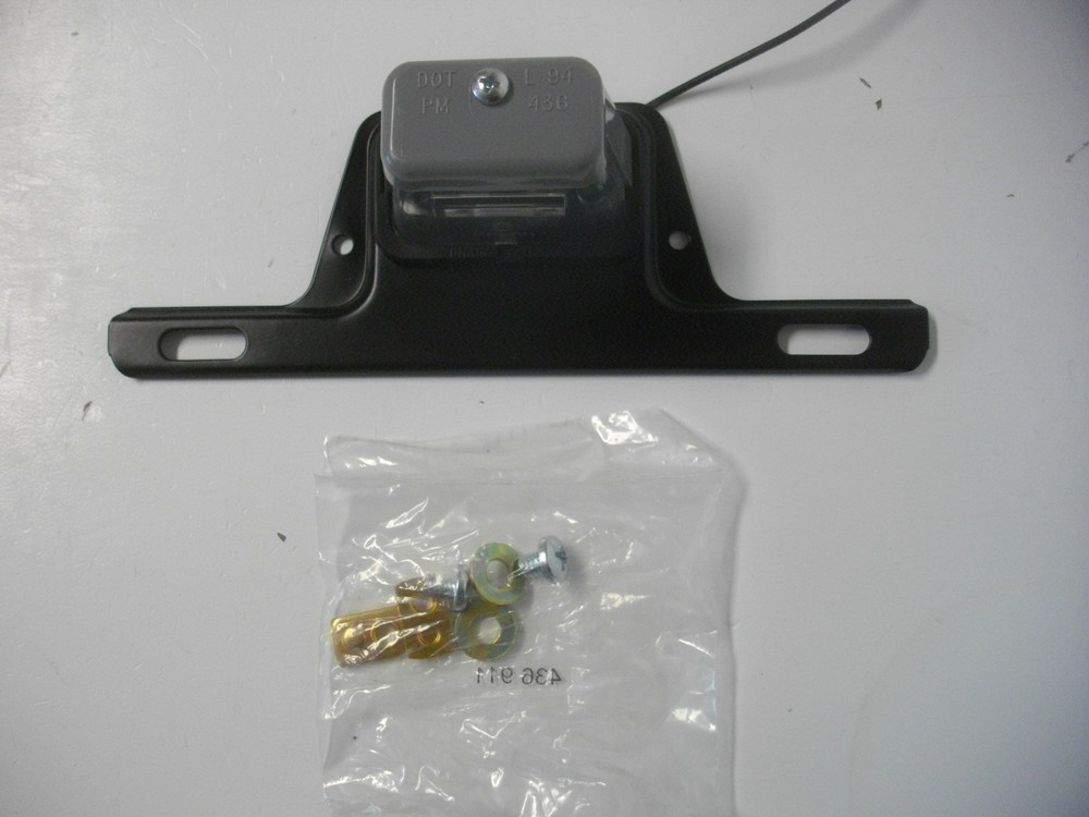 Peterson M436B Lighted License Plate Bracket with Hardware Trailer