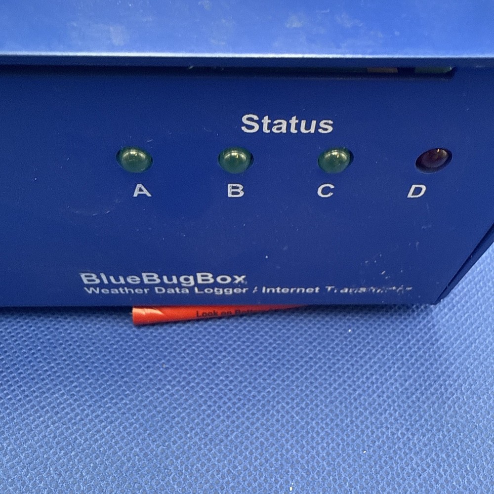 Weather Bug Tracking Station Blue Box Weather Data Logger / Internet Transmitter