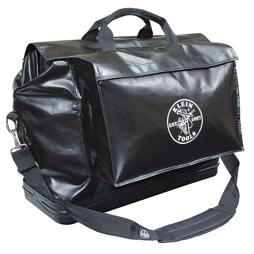 KLEIN TOOLS 5182BLA Tool Bag,Polyester,General Purpose 34E631
