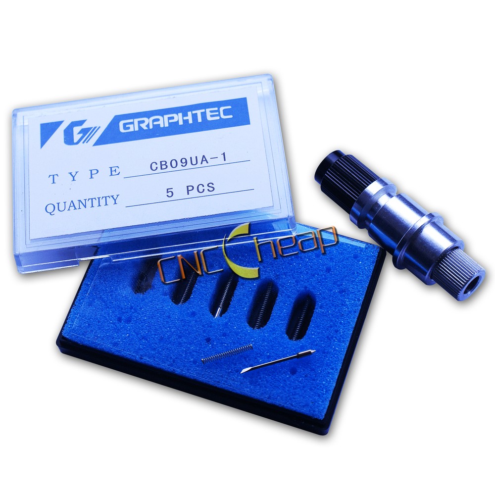 1PC Blade Holder + 10PCS 60° Blades Fit for Graphtec CB09 Vinyl Cutting Plotter