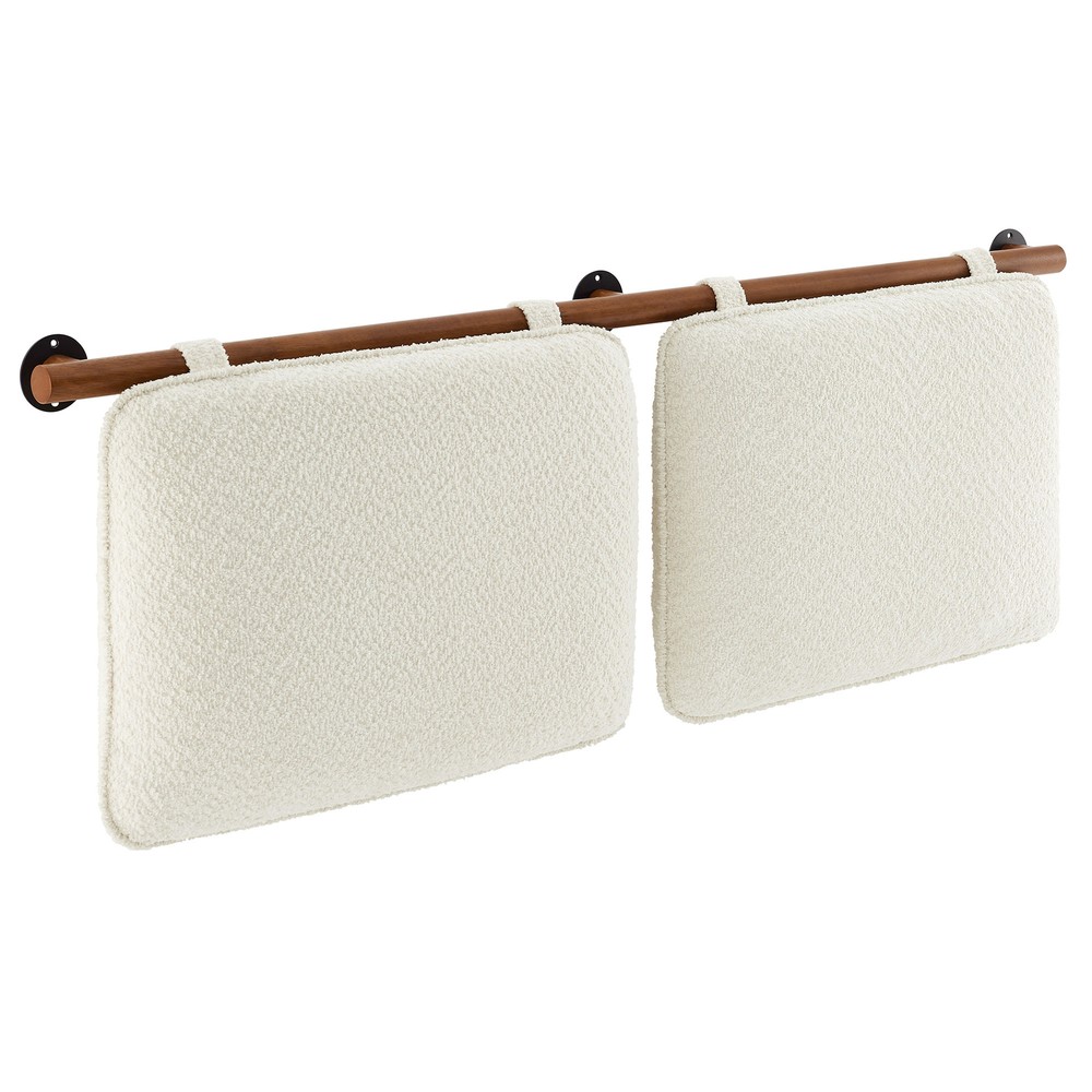 Anela Full Headboard in Cream Walnut