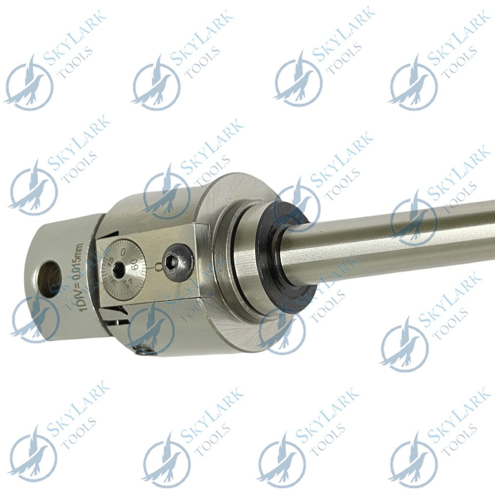 1.5'' ADJUSTABLE BORING HEAD WITH MT1 SHANK & CARBIDE BORING BARS 3PCS