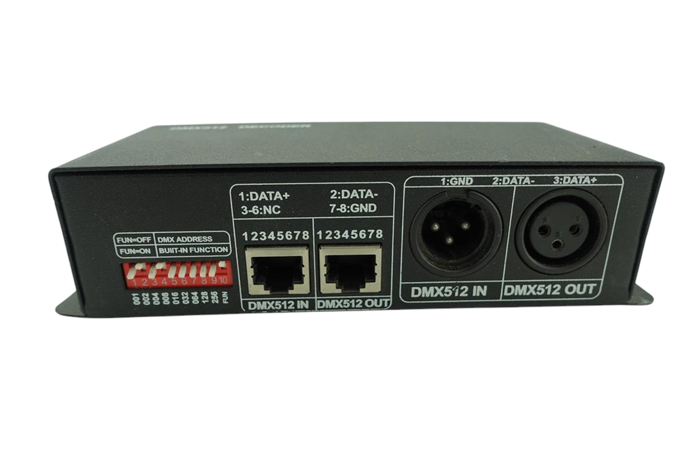 Litegear LED Lighting RGBW Controller 4x4A DMX512 Decoder 4 Channel DMX in Box