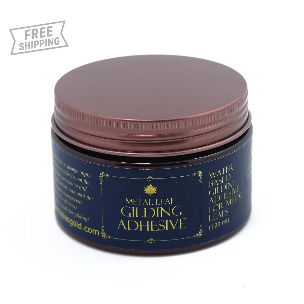 Water-Based Gilding Adhesive 120ml for Gold Leaf Applications