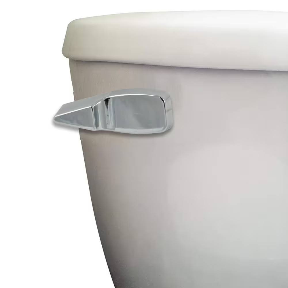 Danco 88365 White Mansfield Toilet Handle, Chrome, Plastic, 9"