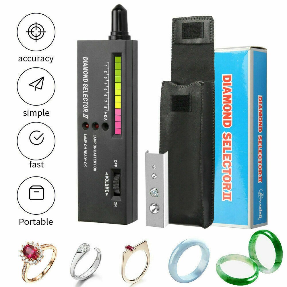 Diamond Tester Gold Silver Selector Gemstone Testing Kit Digital Electronic Tool