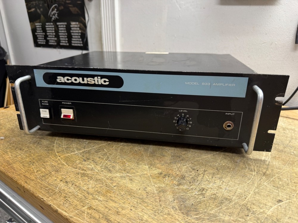 ACOUSTIC 833 POWER AMPLIFIER