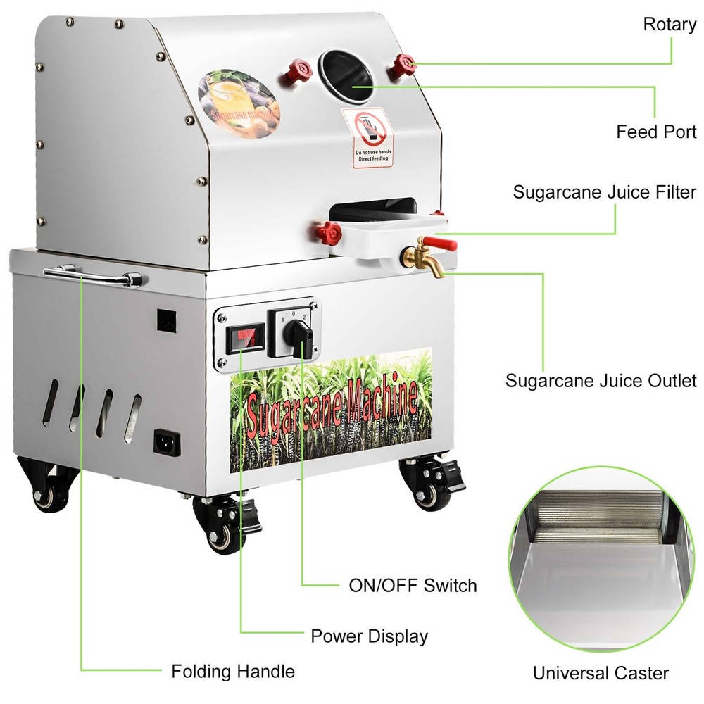 Commercial Sugar Cane Juicer Ginger Press Machine Juicing Machine Mill