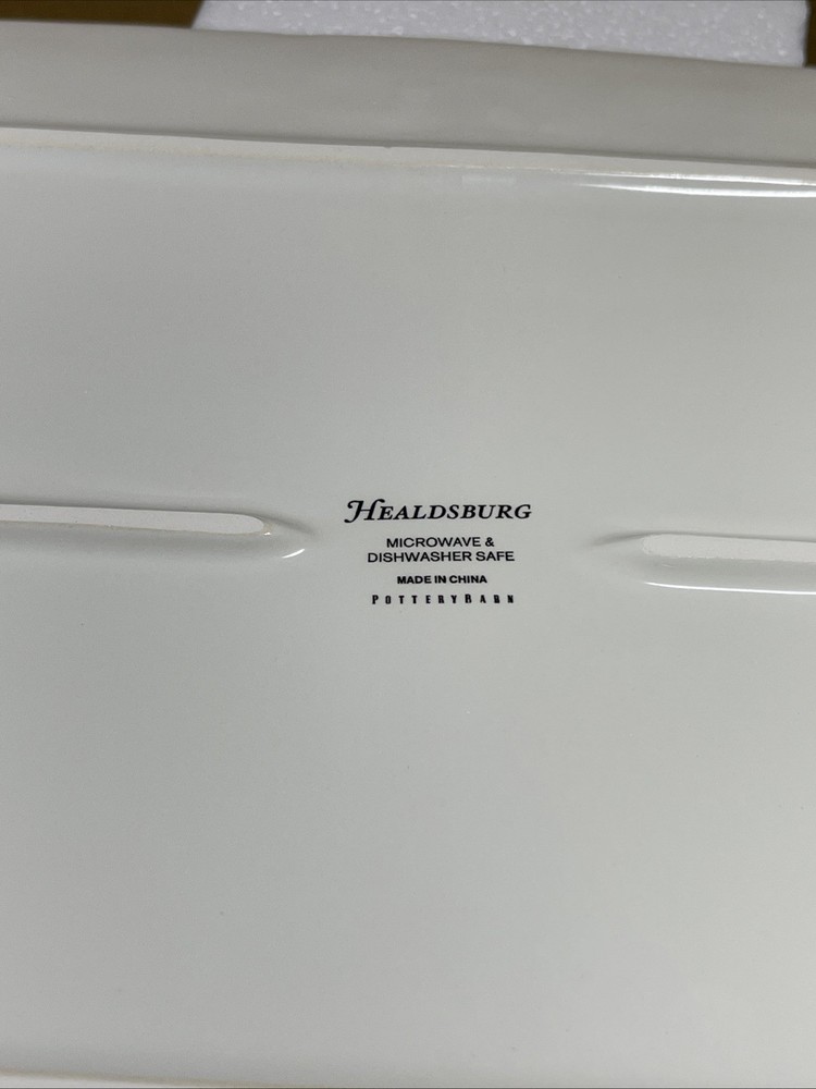 Pottery Barn Healdsburg Oversized Rectangular Platter 13”x19” Geometric