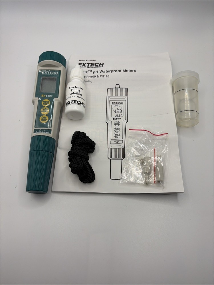 New Open Box- Extech PH110 Waterproof ExStik pH Meter