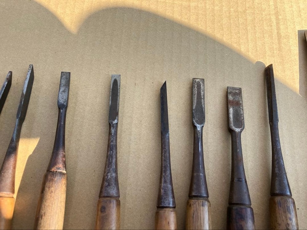 Chisel Set Nomi Hand Tool Vintage Metalworking Chisel Kit Woodworking
