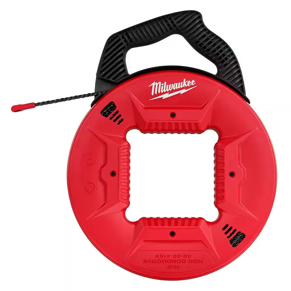 100 Ft. Polyester Fish Tape with Non-Conductive Tip