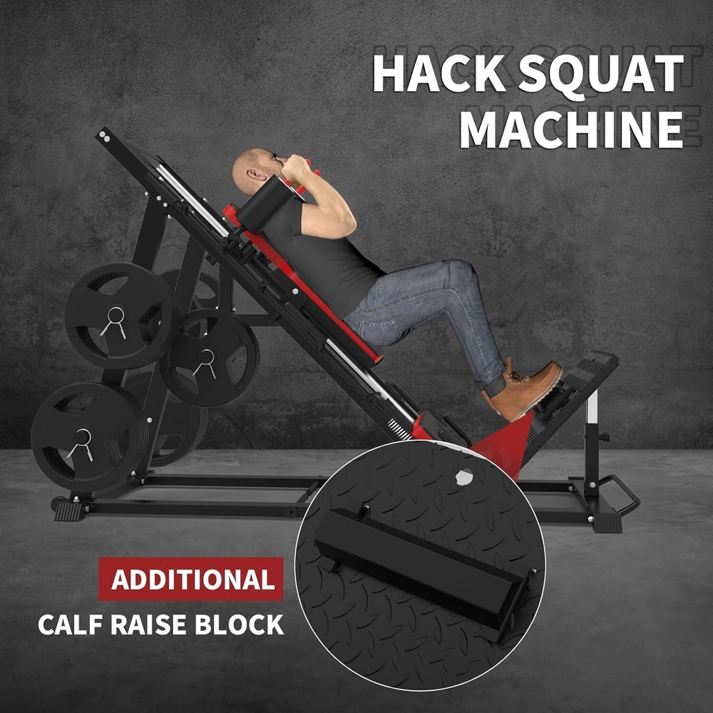 Leg Press Hack Squat Machine Leg Exercise Machine For Home Gym Strength Training