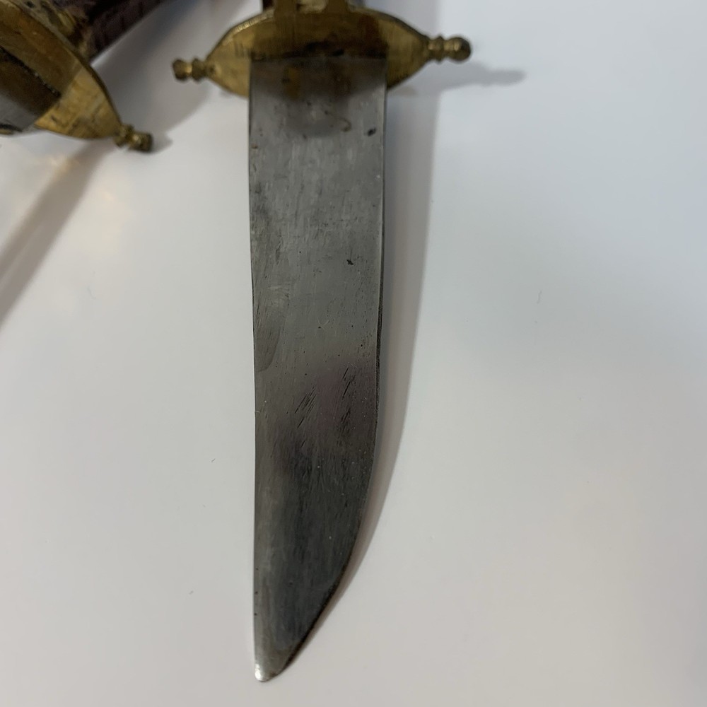 Vintage Dagger And Carving Fork with Stand
