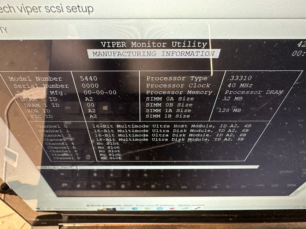 CMD CRD-005440 SCSI RAID CONTROLLER ULTRA 4 CHANNEL 1 HOST 3 DISK VIPER II
