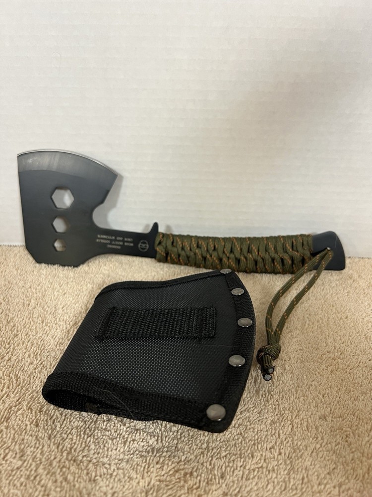 Ozark Trail Hatchet Axe with Paracord Wrapped Handle With Sheath