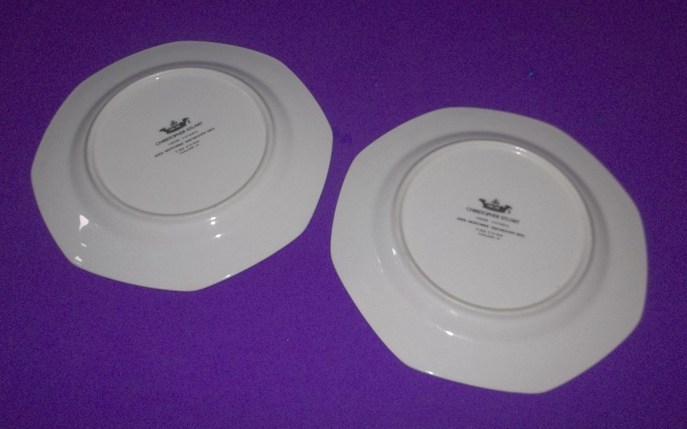 (2) Christopher Stuart Victoria 5 Pc. China Place Setting ~ Easter Mother's Day