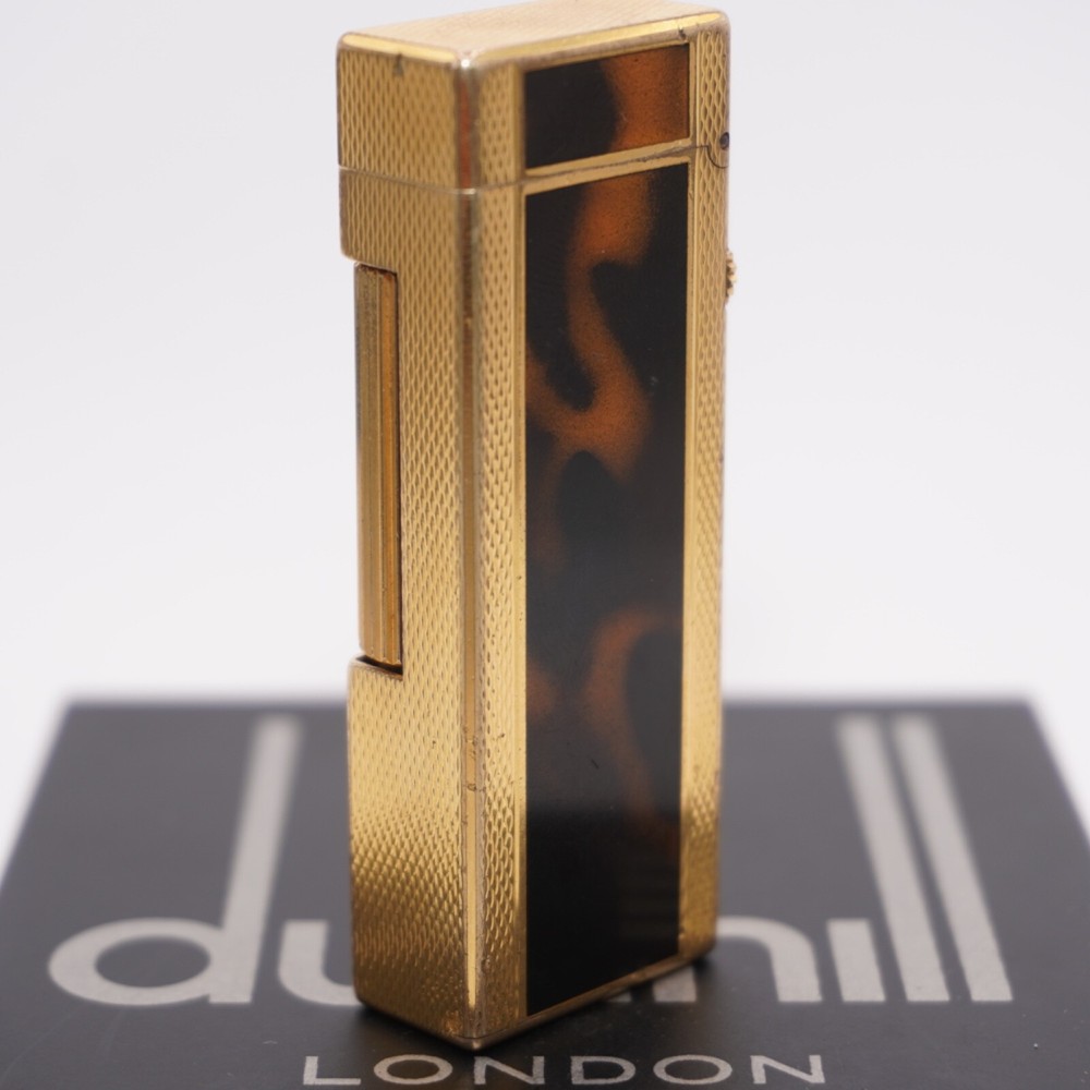 Dunhill Lighter Brown Shell-Ultrasonically cleaned_Working