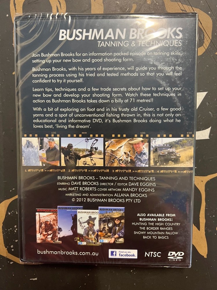 Bow Hunting Bushman Brooks DVD - Tanning & Techniques