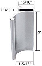 Tub Enclosure and Sliding Shower Door Pull Handle