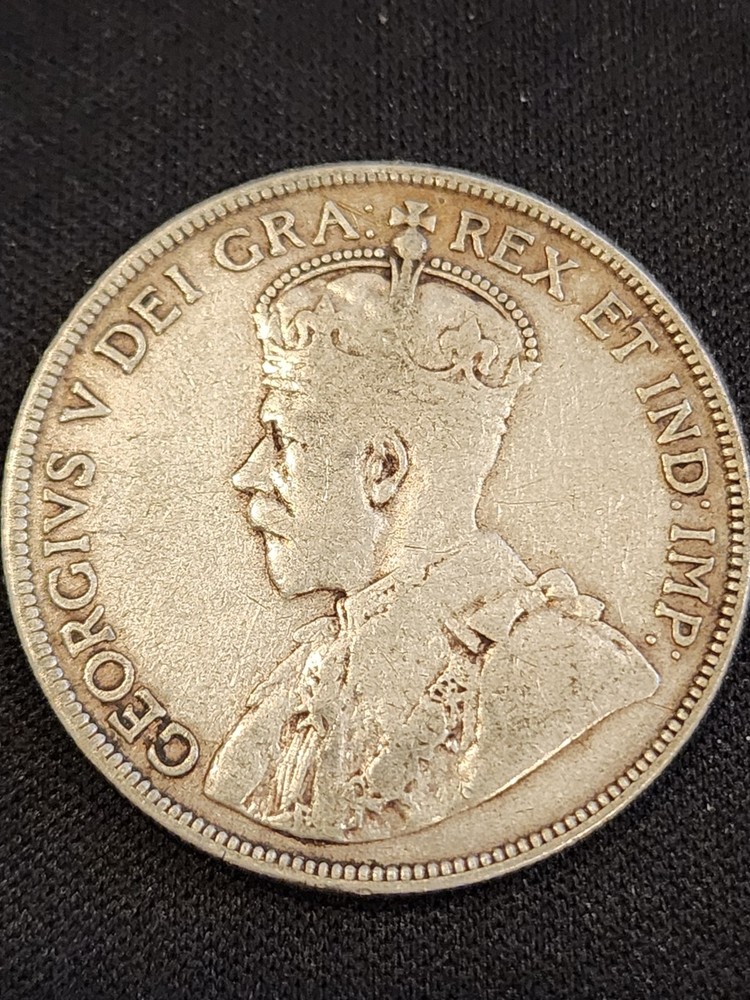 1912 Canada 50 Cents Silver Coin
