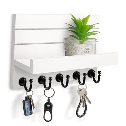 Key Holder for Wall: Easy Installation Mail Organizer Wall Mount Hanging Key