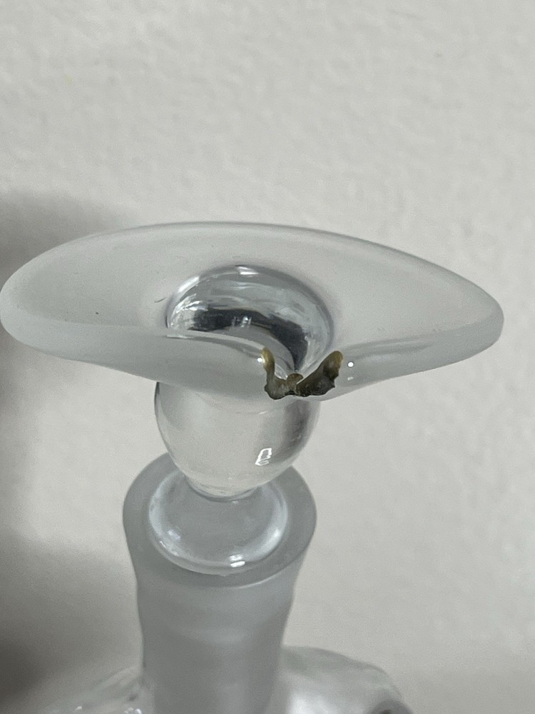 Signed ELENA GRAURE Perfume Bottle , Woman Torso