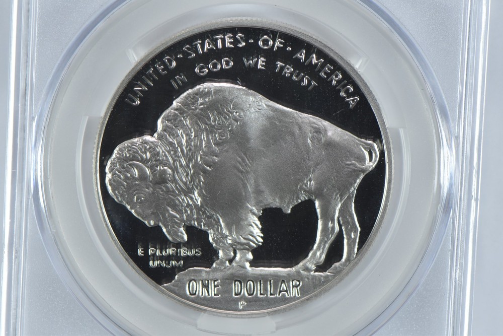 2001-P Buffalo Commemorative Silver Dollar PR69 DCAM CAC CACg