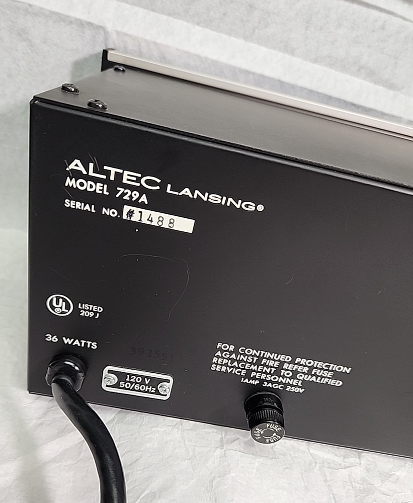 Altec Acousta-Voicette 729A Stereo Equalizer