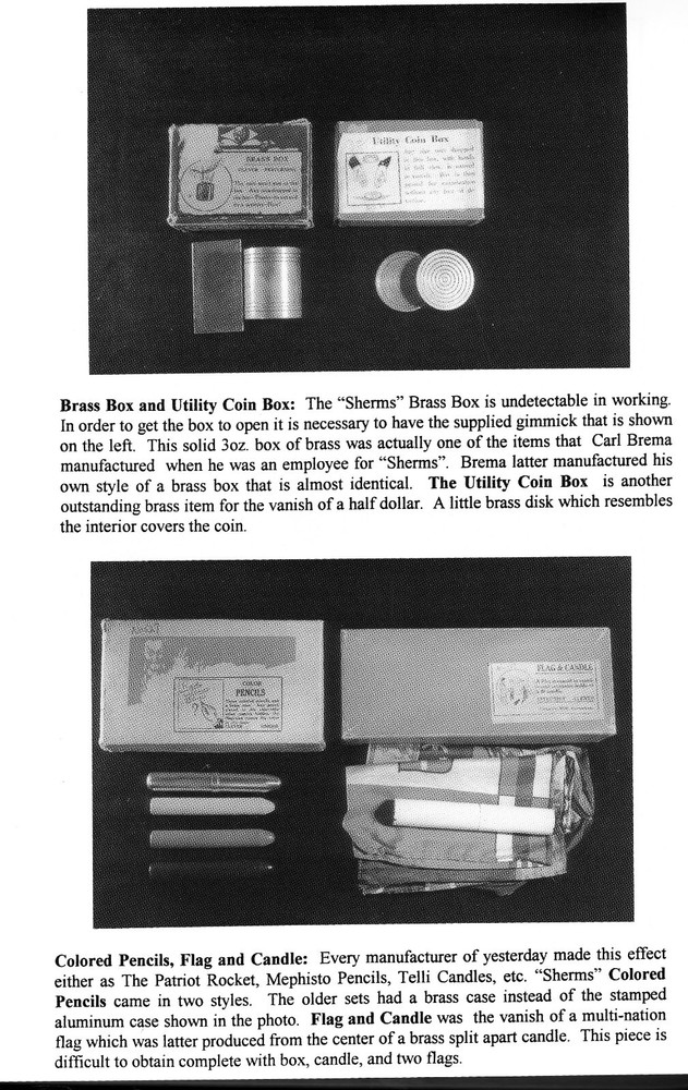 Sherms-David E. Haversat-Advertising Magic-Ltd Ed-Instructions Tricks Illusions