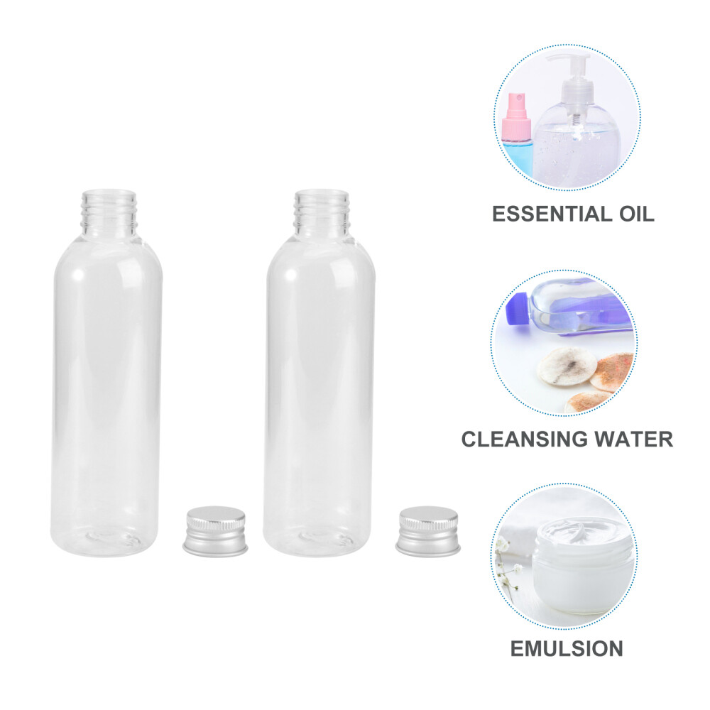 6Pcs Small Empty Bottles Refillable Empty Lotion Bottles Transparent Bottles