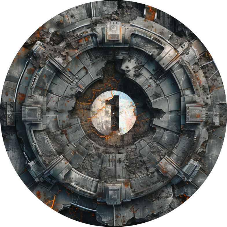 Objective Markers Set - 7.57" - Forge - Compatible w/ Warhammer 40K