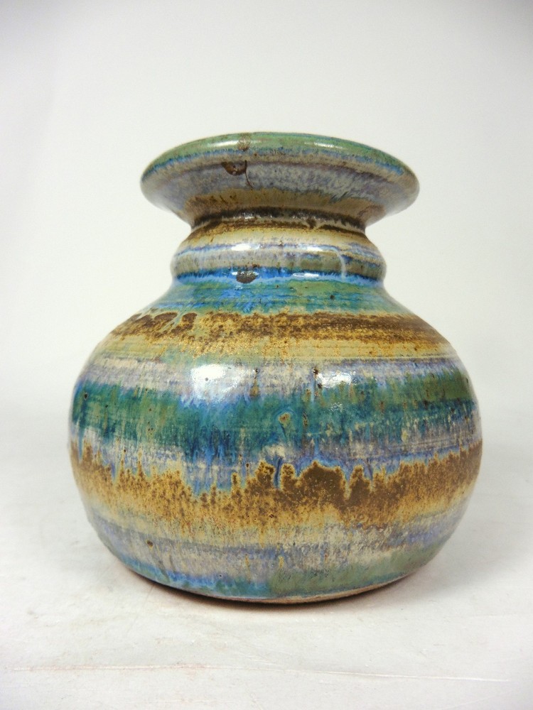Southwestern Pottery Small Vase Signed