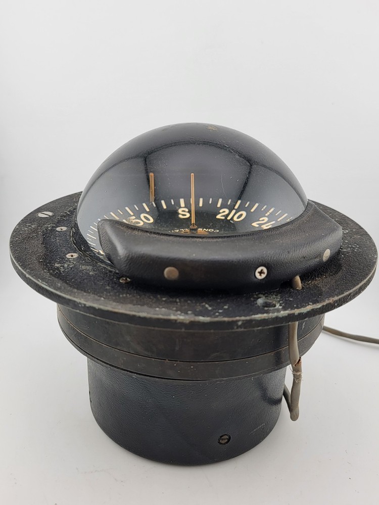 VINTAGE DANFORTH CONSTELLATION 6" MARINE BOAT HIGH SPEED COMPASS. UNTESTED.