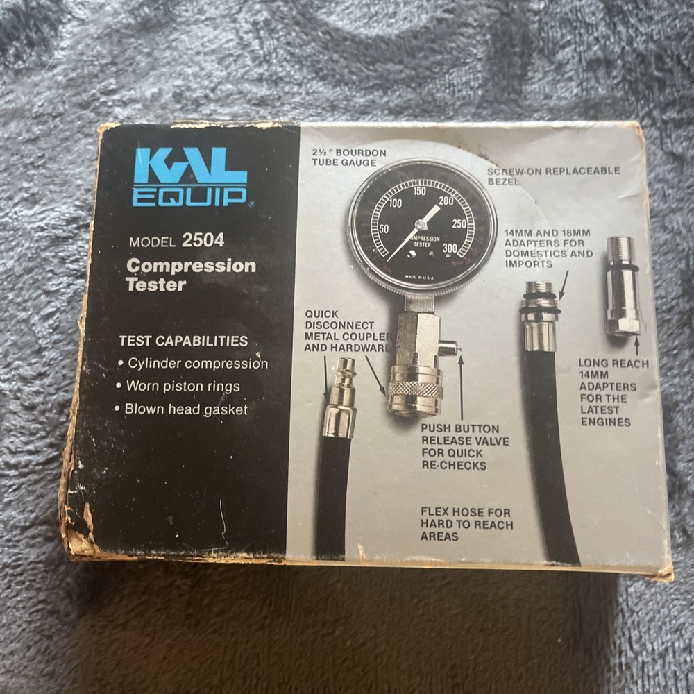 KAL Equip Model 2504 Compression Tester