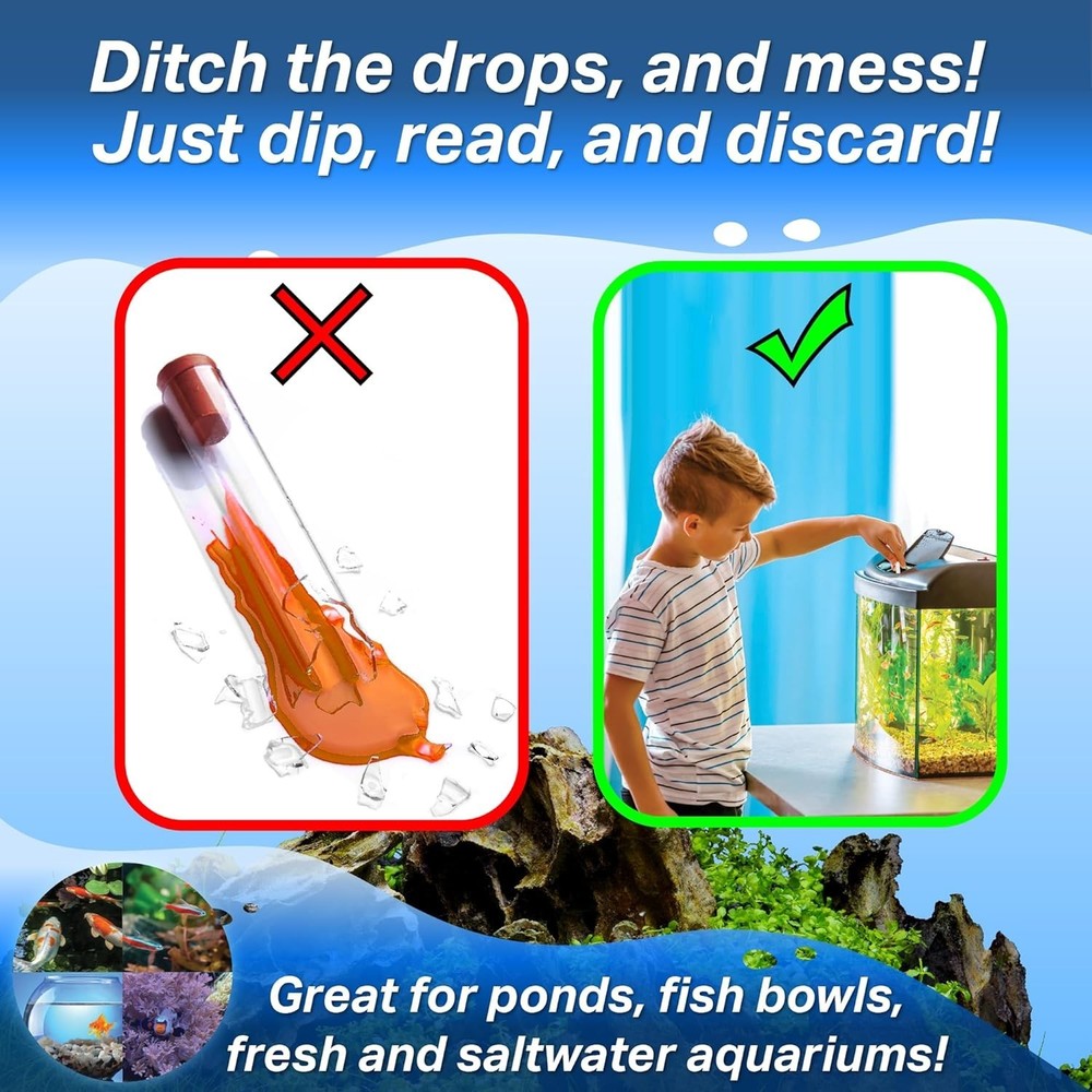 Master Strips - Freshwater, Saltwater, Reef - 275 Tests