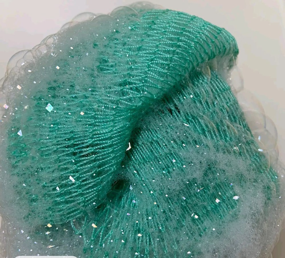 1p Authentic African Exfoliating Net Bath Sponge
