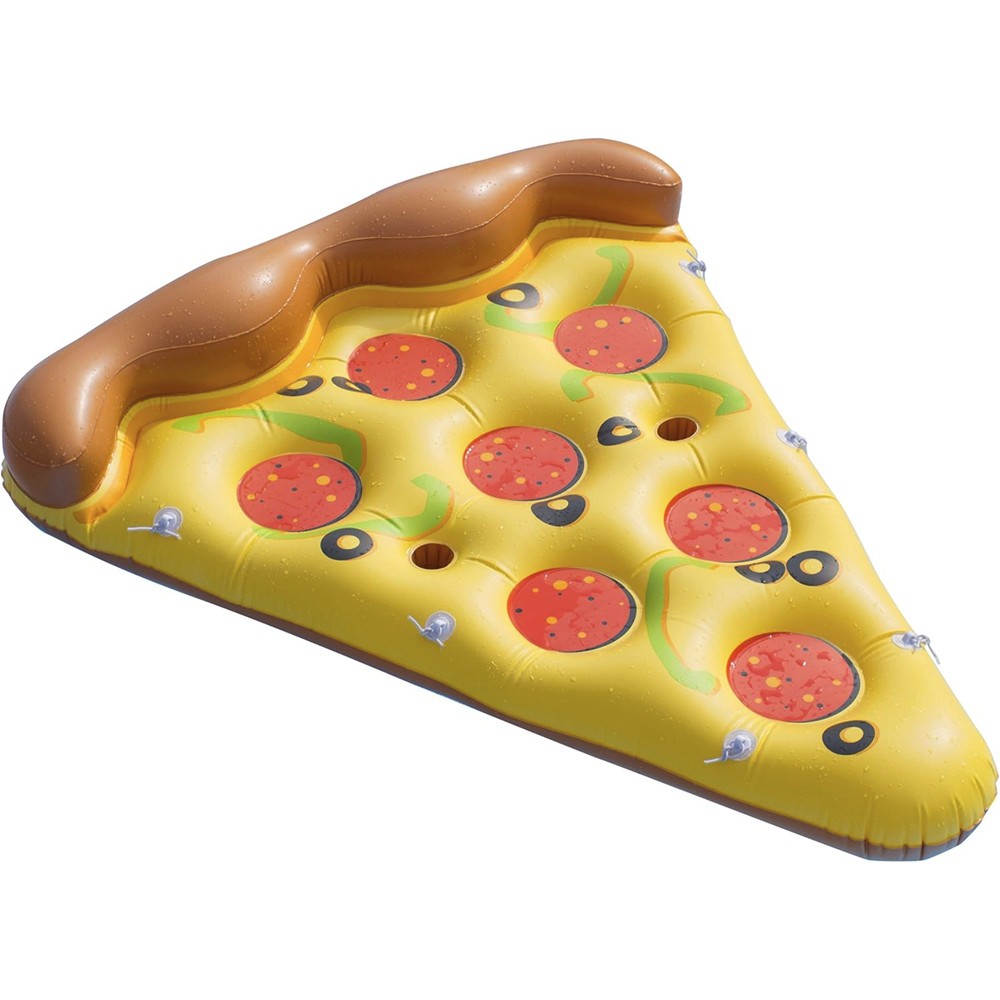 Floating Pizza Slice with Cup Holders