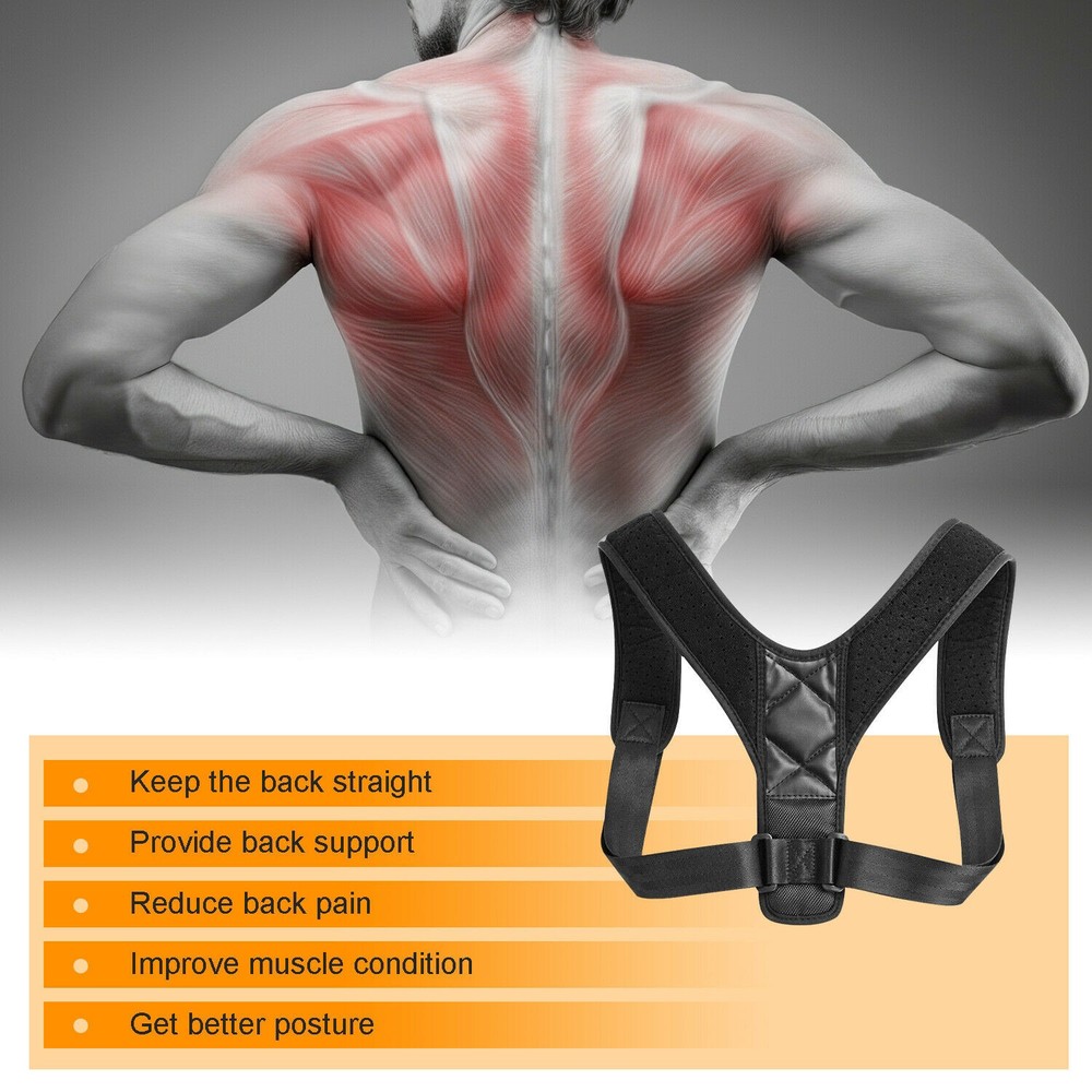 Posture Corrector for Women & Men, Adjustable Back Posture Corrector Breathable