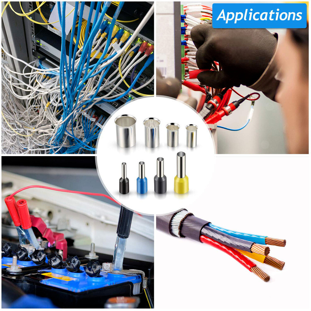 440/390x Ferrules Wire Ends Terminals Crimp Terminal Connector Wire Ferrules Kit