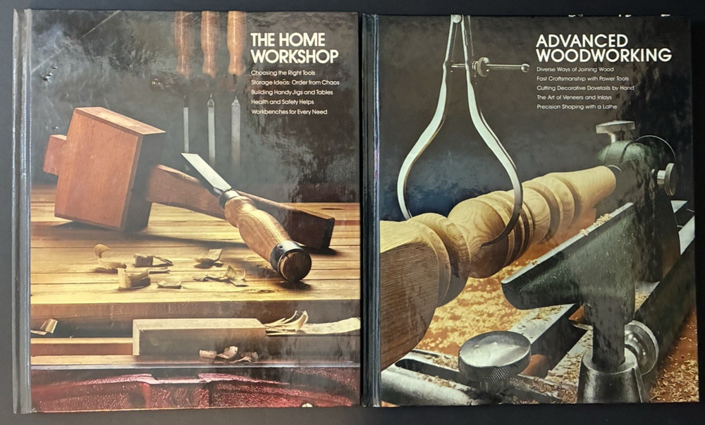 The Home Workshop & Advanced Woodworking Hardcover Set – DIY Tools & Techniques