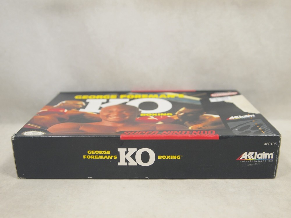 George Foreman's KO Boxing (Super Nintendo | SNES) Authentic BOX ONLY