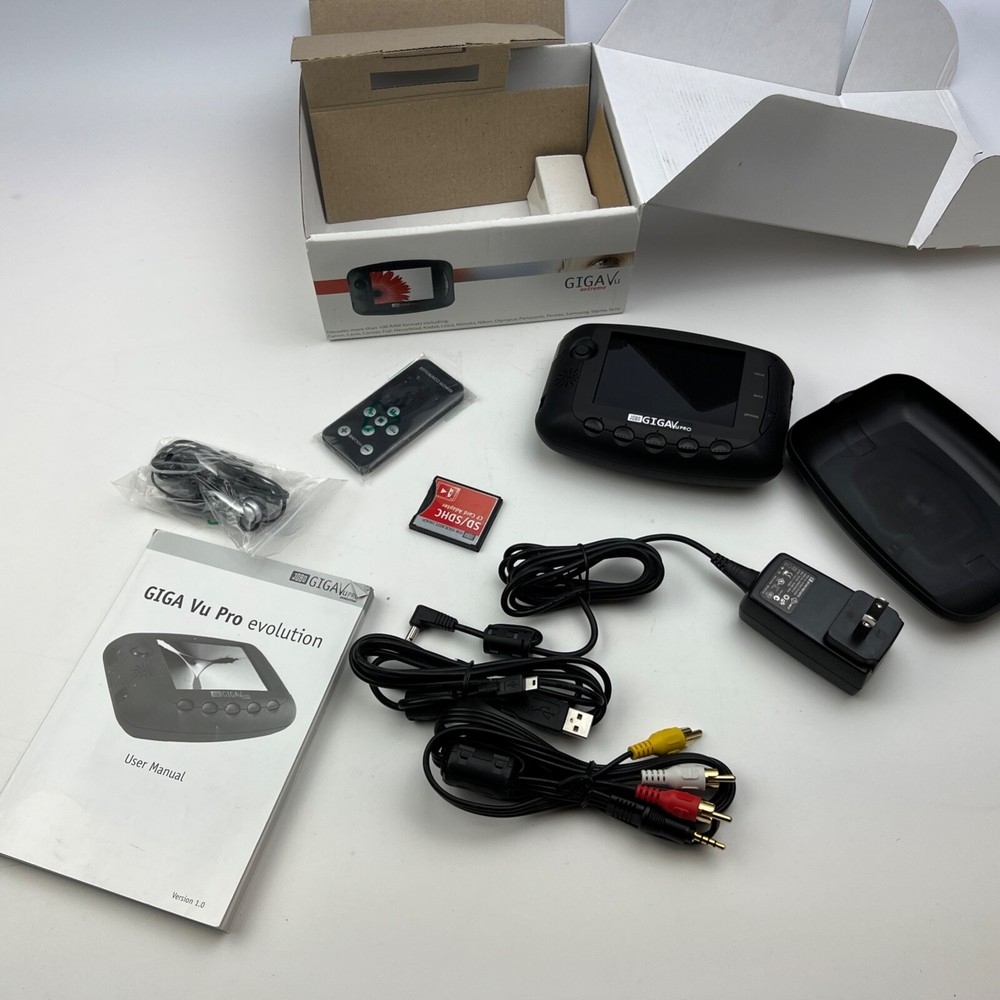 JOBO GIGA VU Extreme Mobile Photo PC 80GB GVX080 Real RAW File Decoding