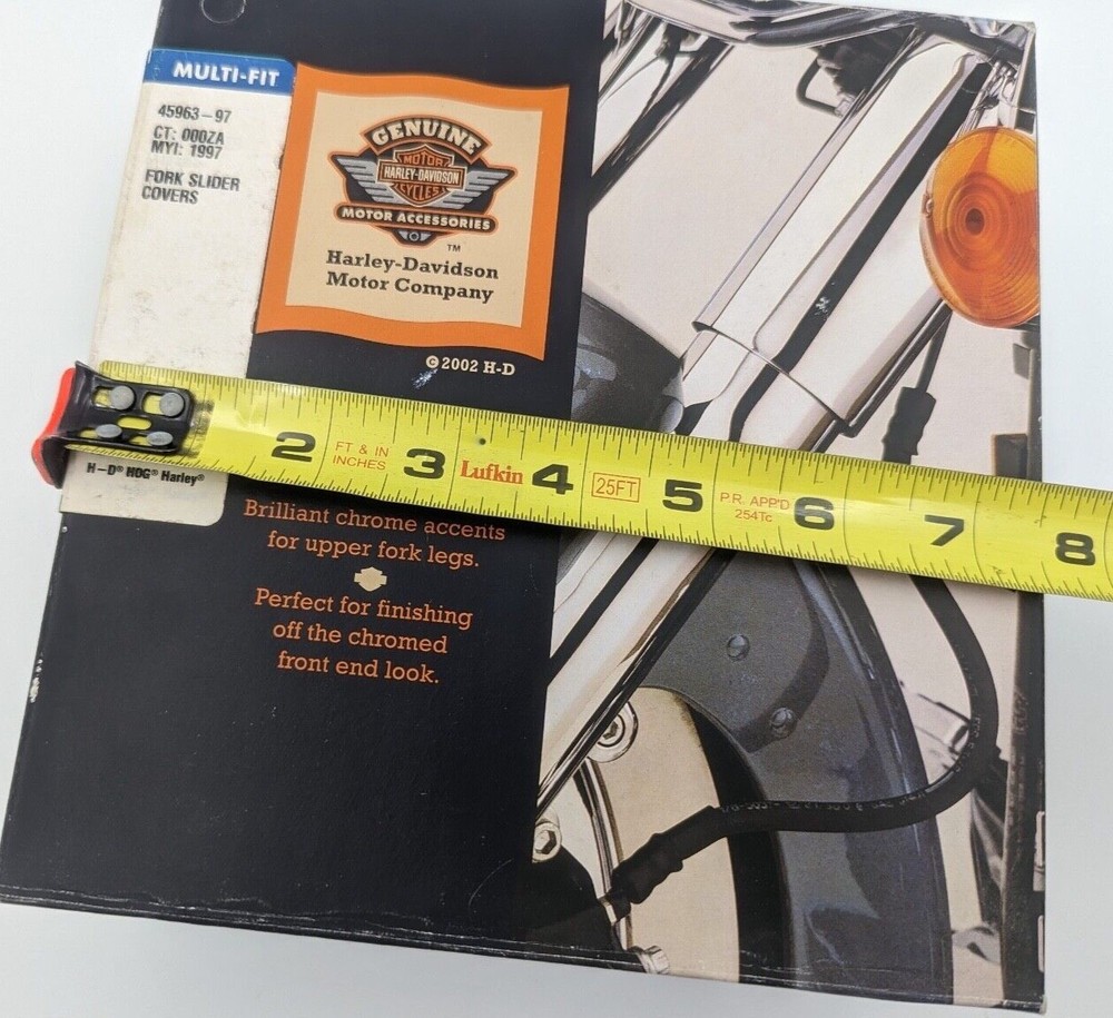 Harley-Davidson stock Upper Fork Slider Covers Used